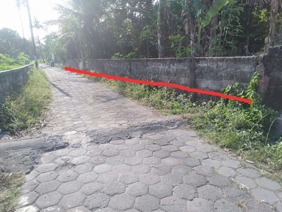 Dijual tanah pekarangan dekat ponpes ora aji (gus miftah) purwomartani