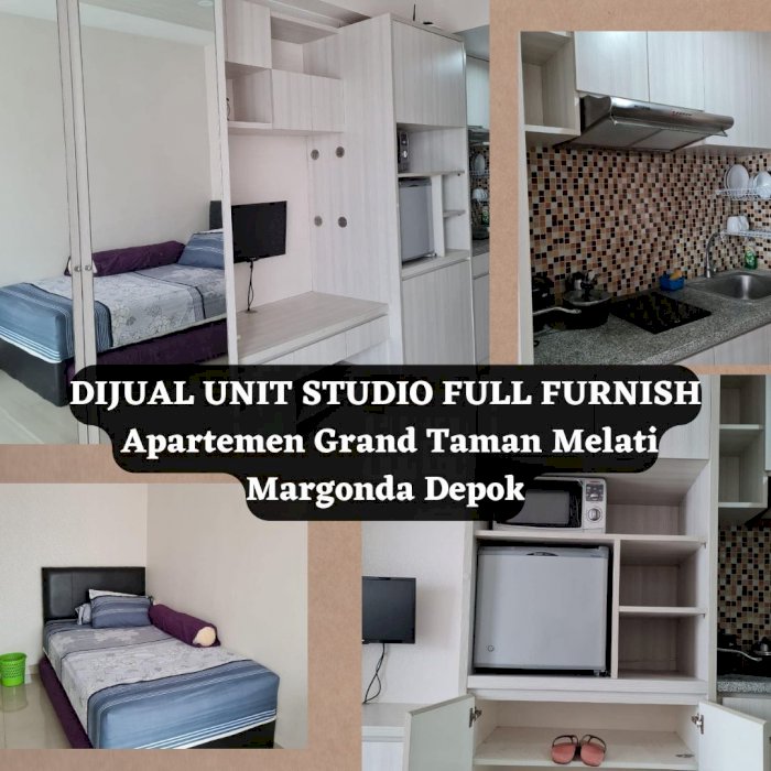 DIJUAL UNIT STUDIO FULL FURNISH Apartemen Grand Taman Melati