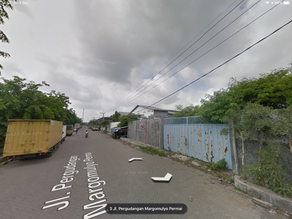 Tanah Industri dan Pergudangan Matgomulyo Permai Jalan Utama