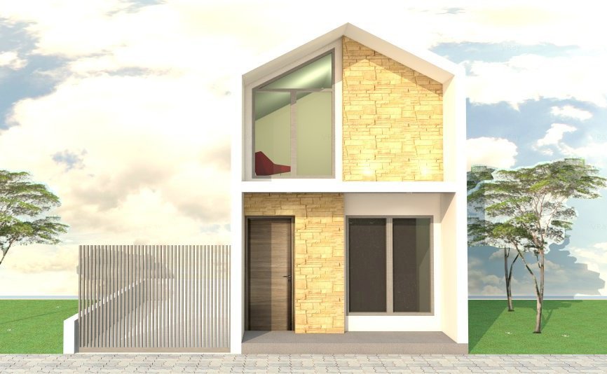 Rumah Minimalist Modern 2 Lantai 600 Meter Kampus UMM Tegalgondo