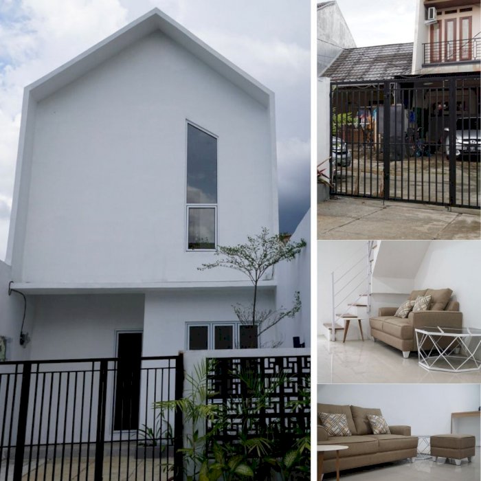 Rumah 2 Lantai Mewah Cantik, Dibawah Harga Pasar, Dekat Exit Tol BORR