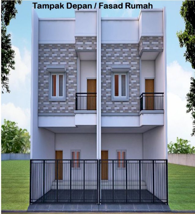 Dijual Rumah Cluster Baru Indent Hanya 2 Unit di Duri Kepa