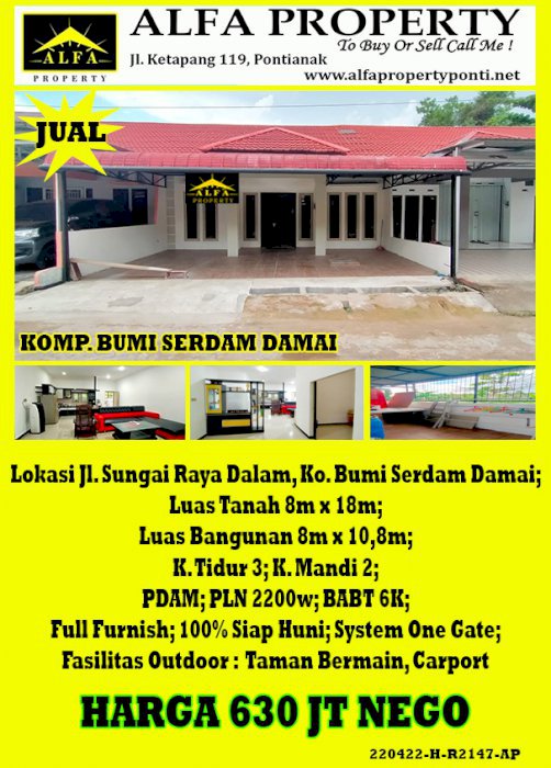 Rumah Bumi Serdam Damai Pontianak, Kalimantan Barat