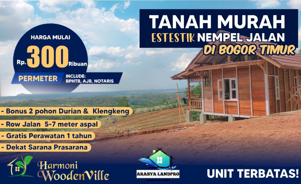 TANAH KAVLING TERMURAH INDAH AMAN STRATEGIS BEST SELLER JALUR PUNCAK2