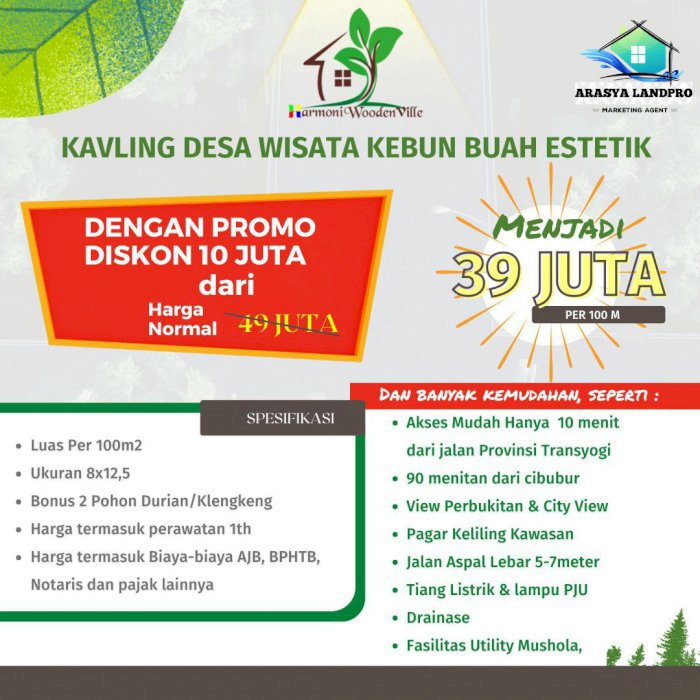 KAVLING TERMURAH VIEW INDAH AMAN STRATEGIS BEST SELLER JALUR PUNCAK 2