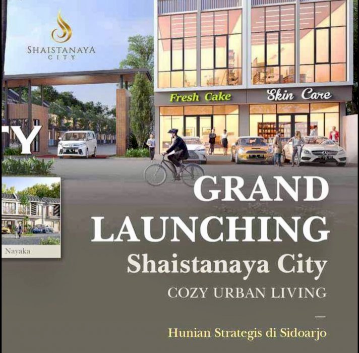 HUNIAN MEWAH DI TENGAH KOTA SIDOARJO, HANYA 500 JUTAAN ,  0 JALAN RAYA