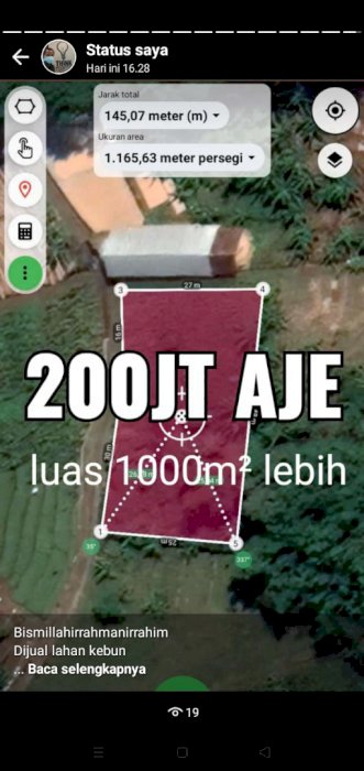 Tanah di boja murah banget