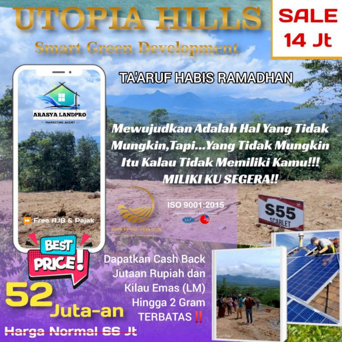 TANAH KAVLING STRATEGIS TERMURAH DEKAT JAKARTA VIEW SUPER INDAH