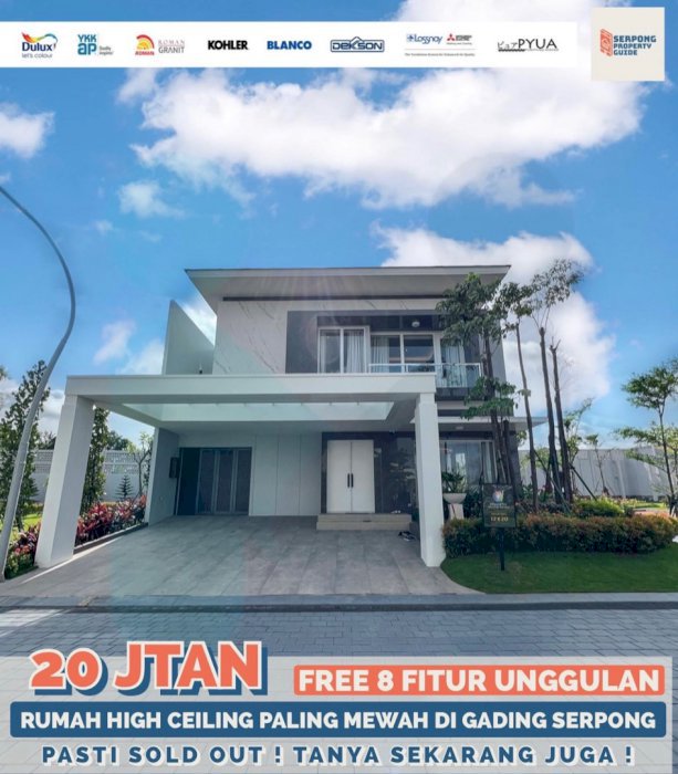 DI JUAL RUMAH PARAMOUNT LAND - PASADENA GADING SERPONG