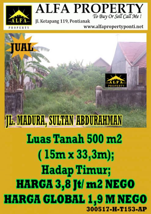 Tanah Gg. Madura, Pontianak, Kalimantan Barat