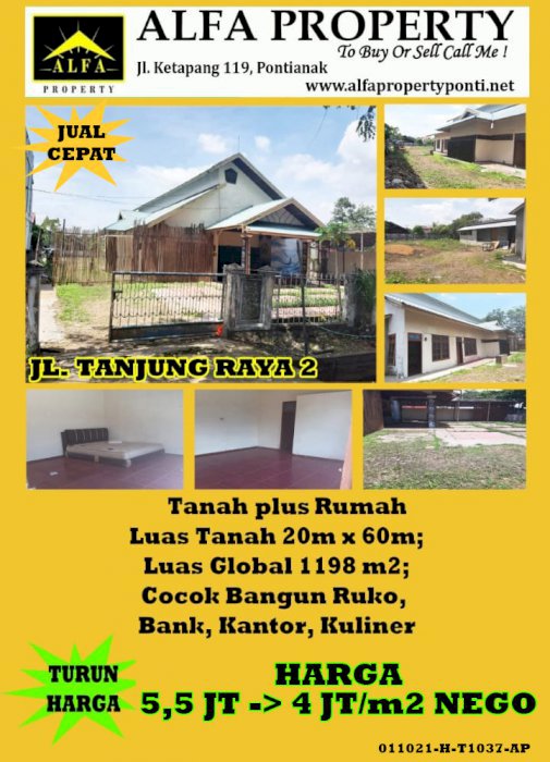 Tanah Tanjung Raya 2 Pontianak, Kalimantan Barat