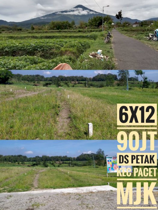 Dijual tanah kavling di tengah tengah wisata pacet mojokerto
