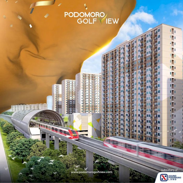JUAL APARTMENT PODOMORO GOLF VIEW, CIMANGGIS DEPOK JAWABARAT