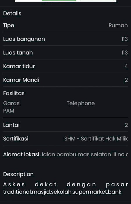 Dijual perumahan daerah jakrta timur