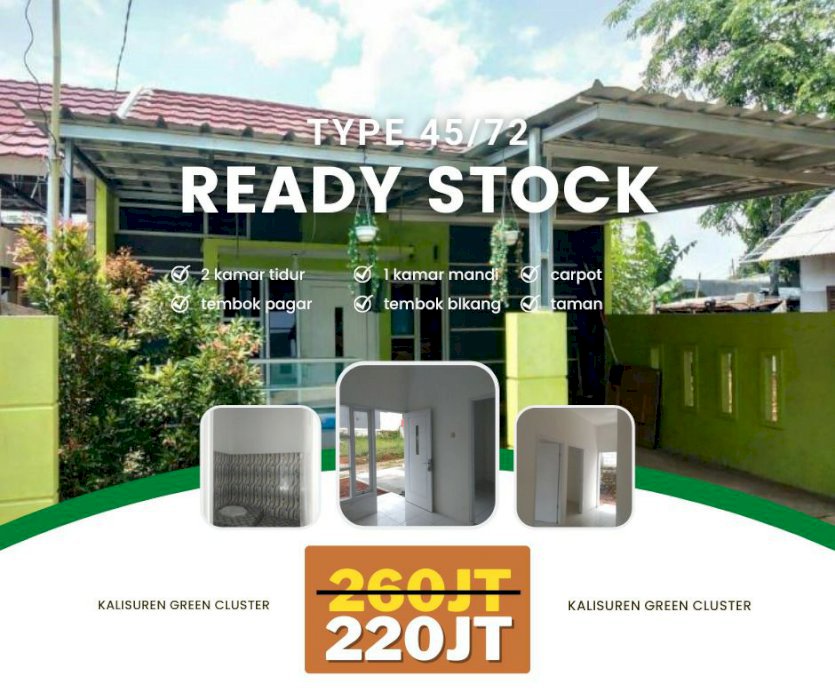 Rumah murah dekat bomang dan stasiun Bojonggede