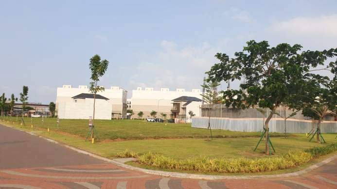 Kavling hoek luas 275m2 Cluster Springwood Sedayu City Kelapa Gading