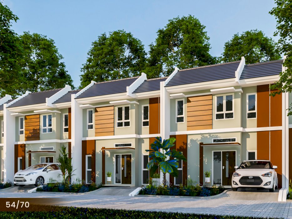 Rumah Cluster 2 Lantai dekat Tol Sawojajar Malang. Lokasi Eksklusif