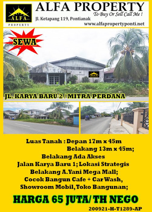 Tanah Mitra Perdana Pontianak Kalimantan Barat