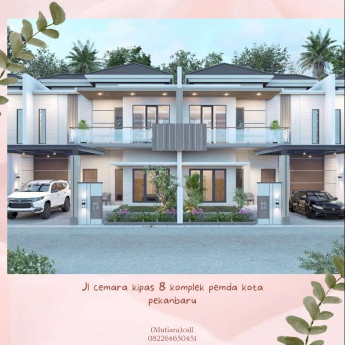 Hanya di Komplek Cemara rumah cluster haga murah di komplek pemda