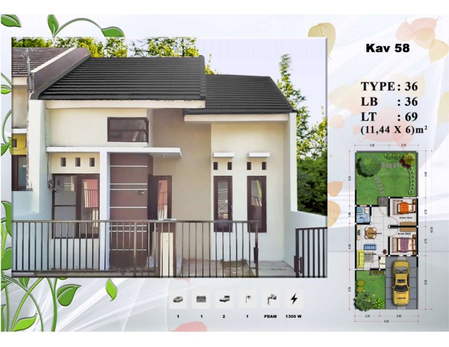 Rumah Siap Huni DP Ringan Modern Ikan Cakalang Suhat