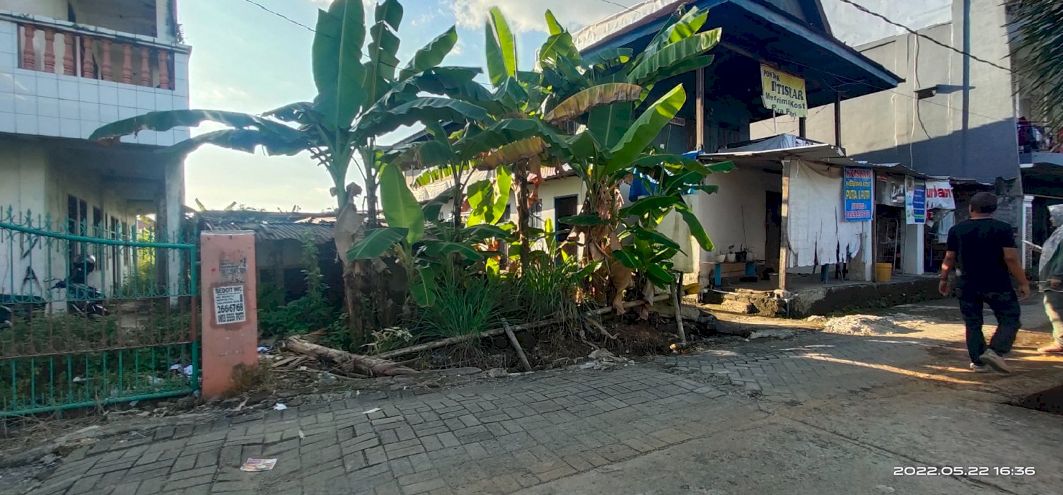 Dijual tanah lokasi strategis dekat universitas cocok untuk kos kosan