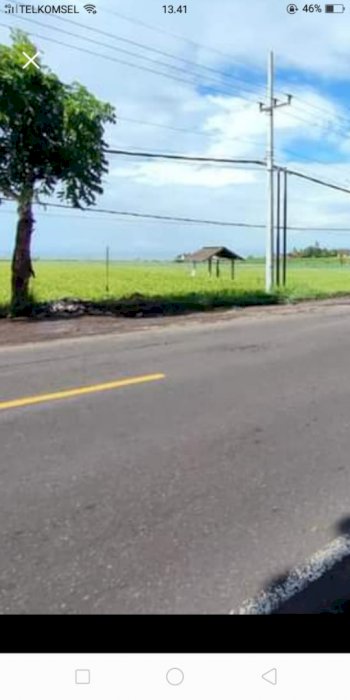 Dijual tanah jalan utama Denpasar Gilimanuk yehembang