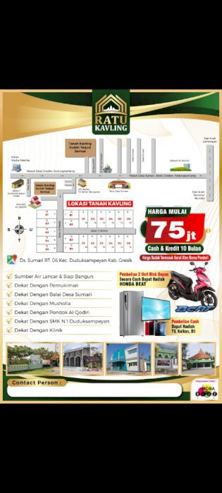 Tanah kavling siap bangun