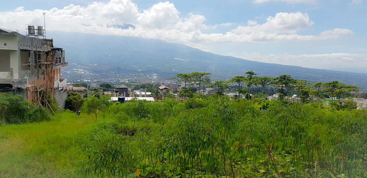 Tanah murah kota batu dengan pemandangan view pegunungan