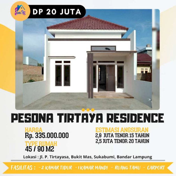 Rumah Kota One Gate System Pesona Tirtayasa