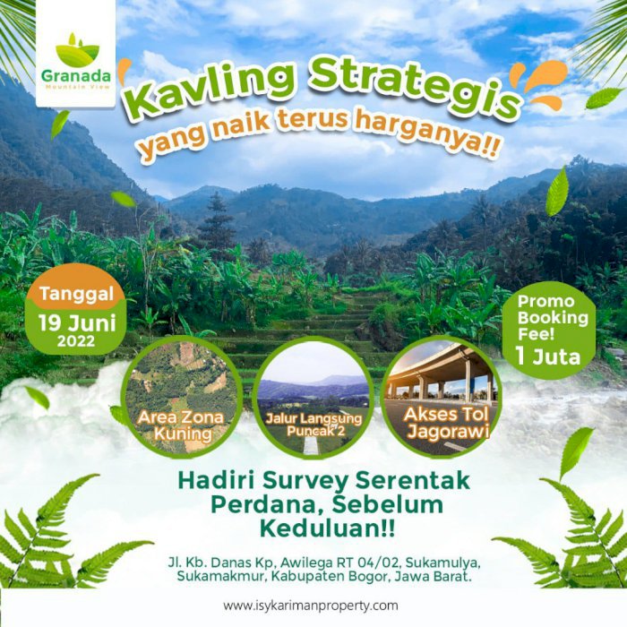 Granada Mountain View ( Kavling Strategis )