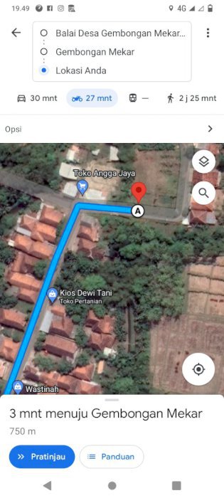 Jual tanah kavling milik pribadi tanpa perantara