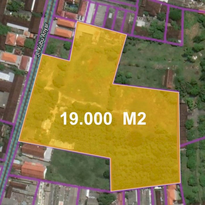 Dijual Tanah  Dikawasan Pusat Pariwisata di Kuta Bali