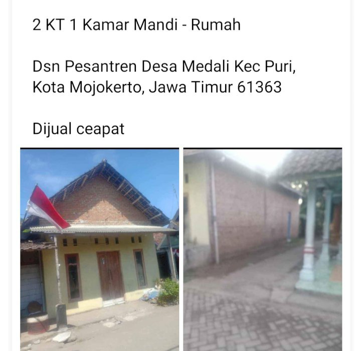 Dijual cepat bu.rumah kampung