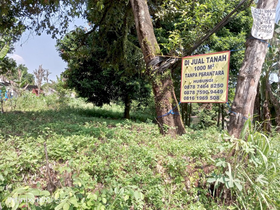 DIJUAL CEPAT.  tanah luas 1000m2. Lokasi Leuwinanggung Depok.