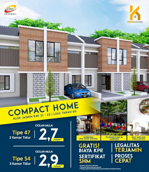 Rumah komplek premium di katapang soreang