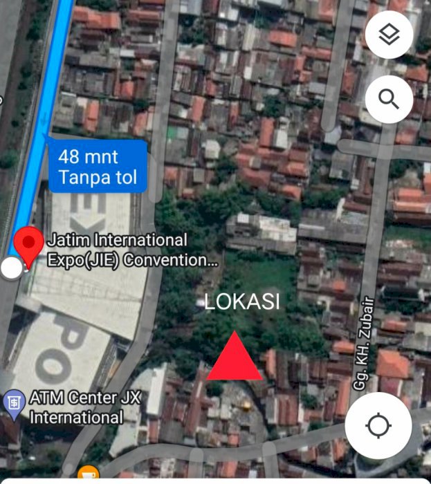Tanah strategis d tengah kota di  jual
