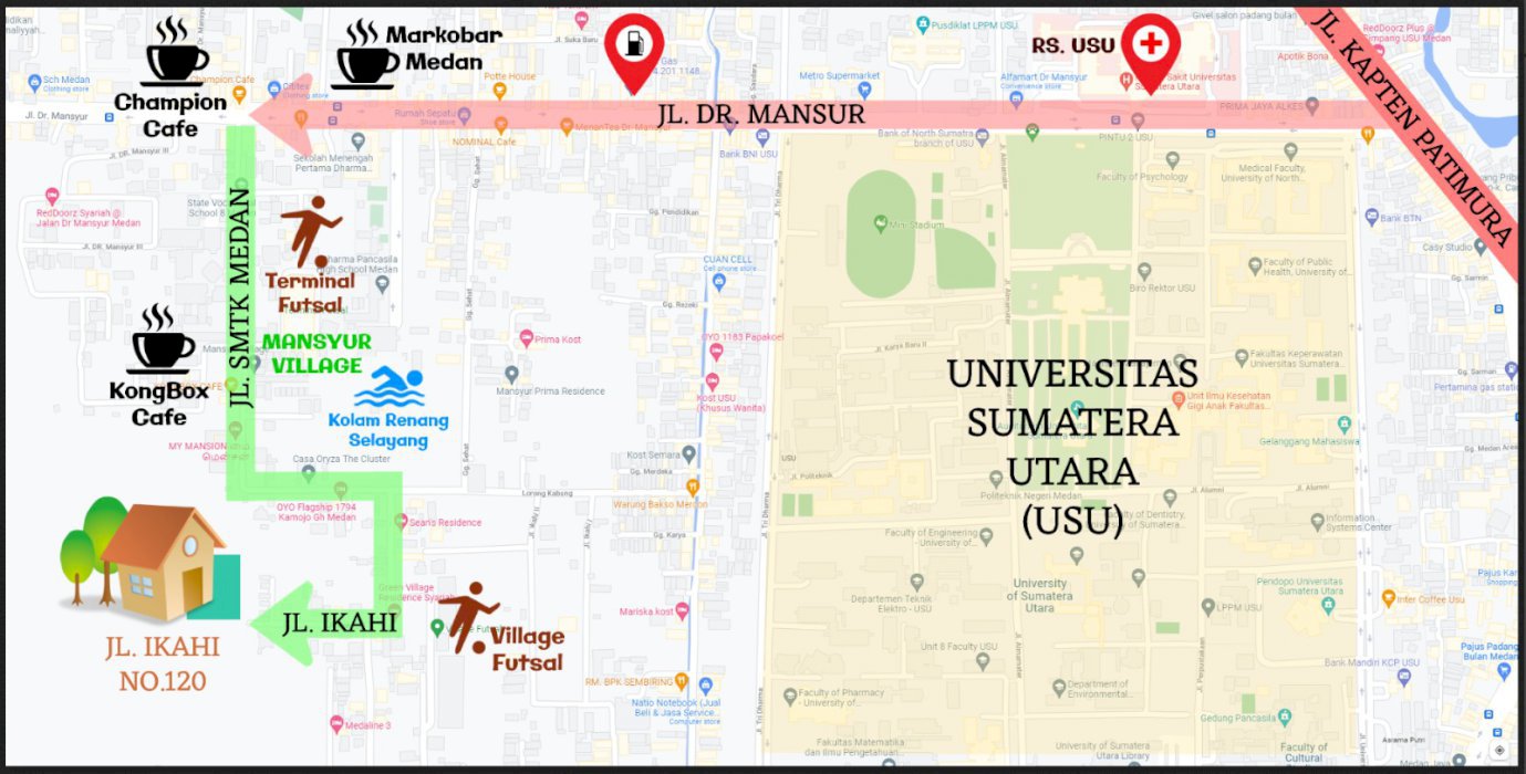 Tanah dijual dekat kampus USU