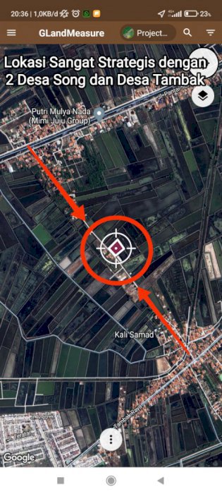 Jual Tanah Luas 3200M