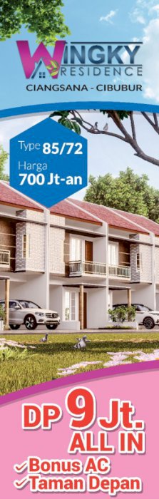 Rumah 2 lantai murah cibubur