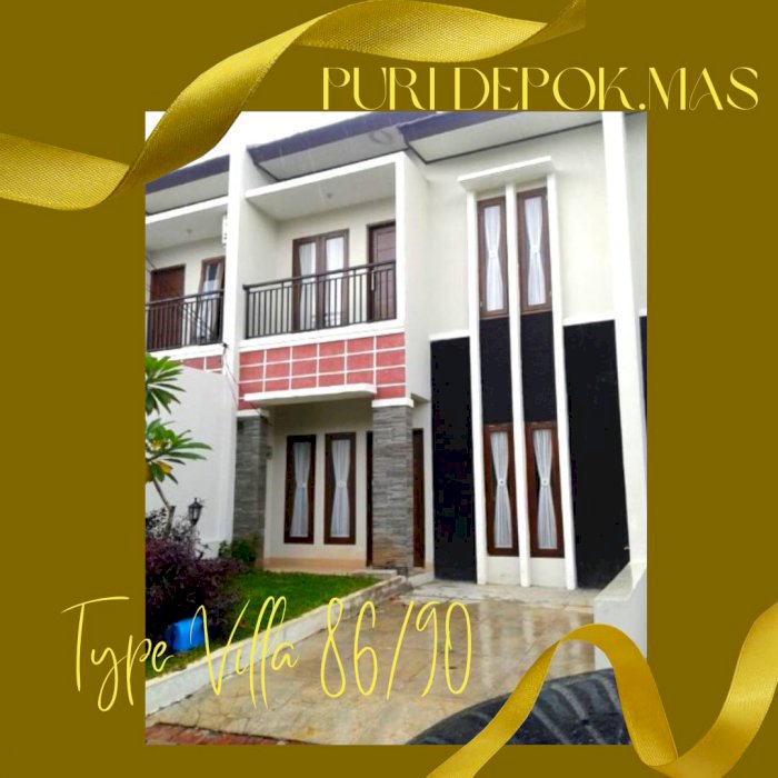 Dijual Rumah Perumahan Puri Depok Mas dekat stasiun Depok baru dan Tol