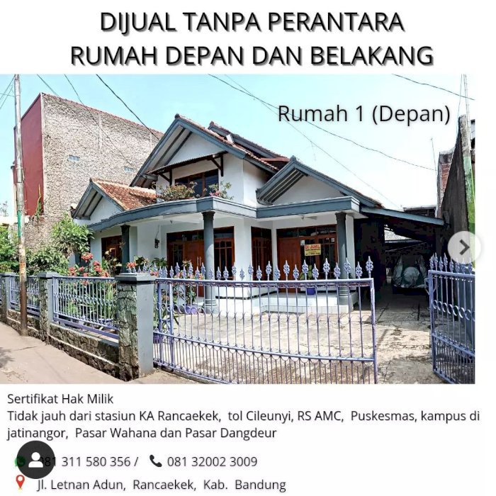 Rumah dan kontrakan di Bandung