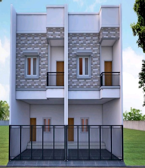 Rumah Mungil Baru Bebas Banjir di Duri Kepa Jakarta Barat