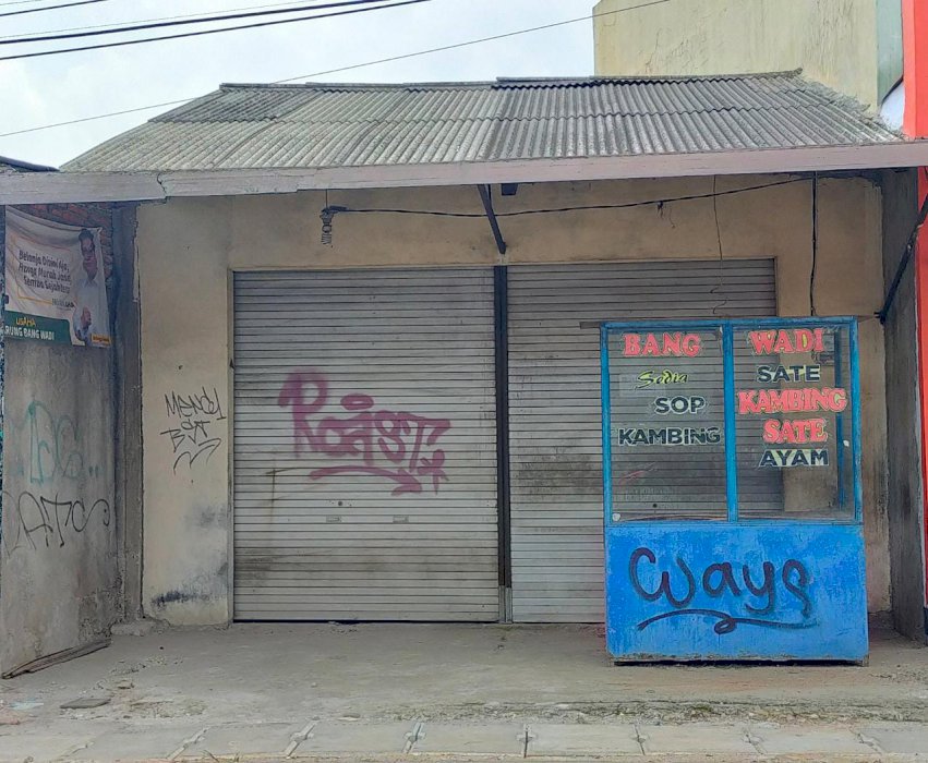 Jual tananh dan bangunan seadanya