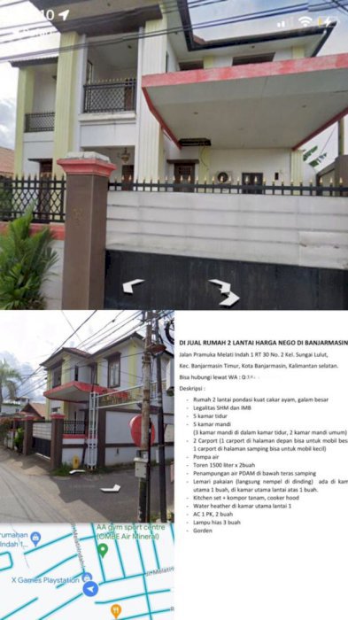 Dijual Rumah 2 lantai Nego