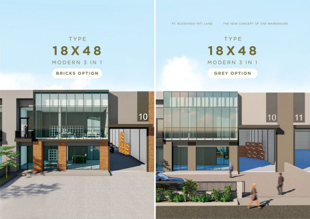 Gudang Industri Terbaik Blessindo Premium Menarik at Legok