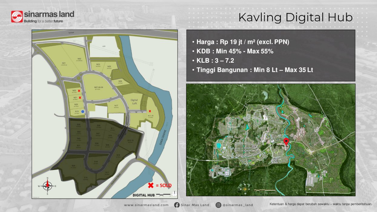 Kavling Digital Hub Investasi Terbaik Akses Jalan Mudah BSD City