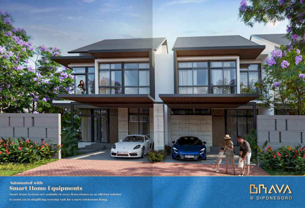 Rumah Bagus Lokasi Bebas Banjir di Brava Diponegoro Lippo Karawaci