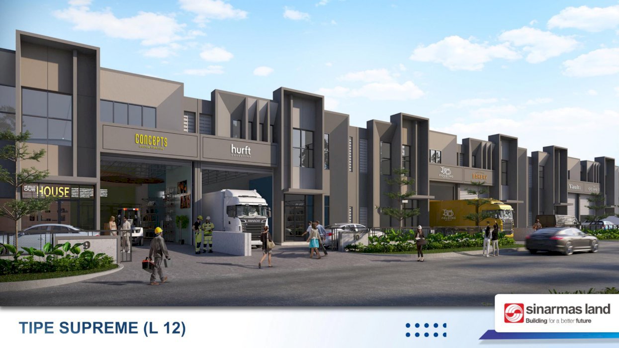 Rudang Multiguna Terbaik tipe 12, Taman Tekno X tahap 2 BSD City