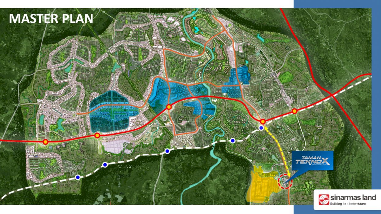 Kavling Taman Tekno X terbaik Lokasi Bebas Banjir di BSD City