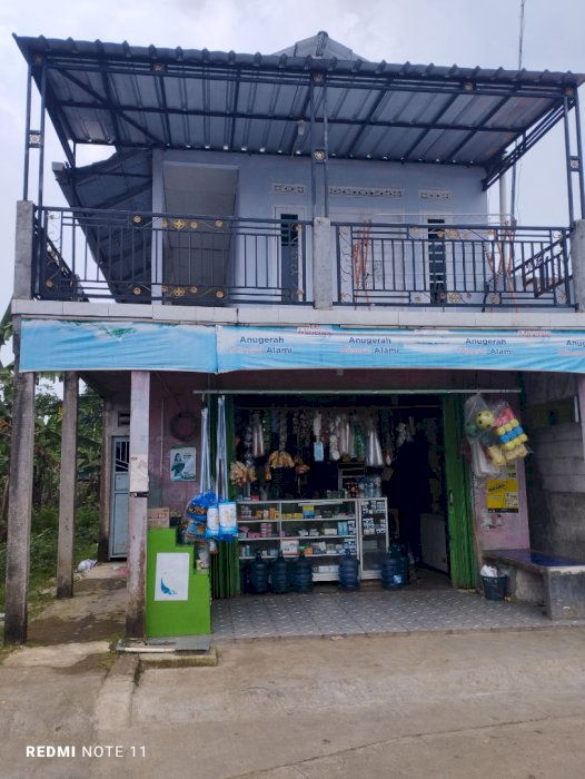 Rumah 2 lantai + ruko warung